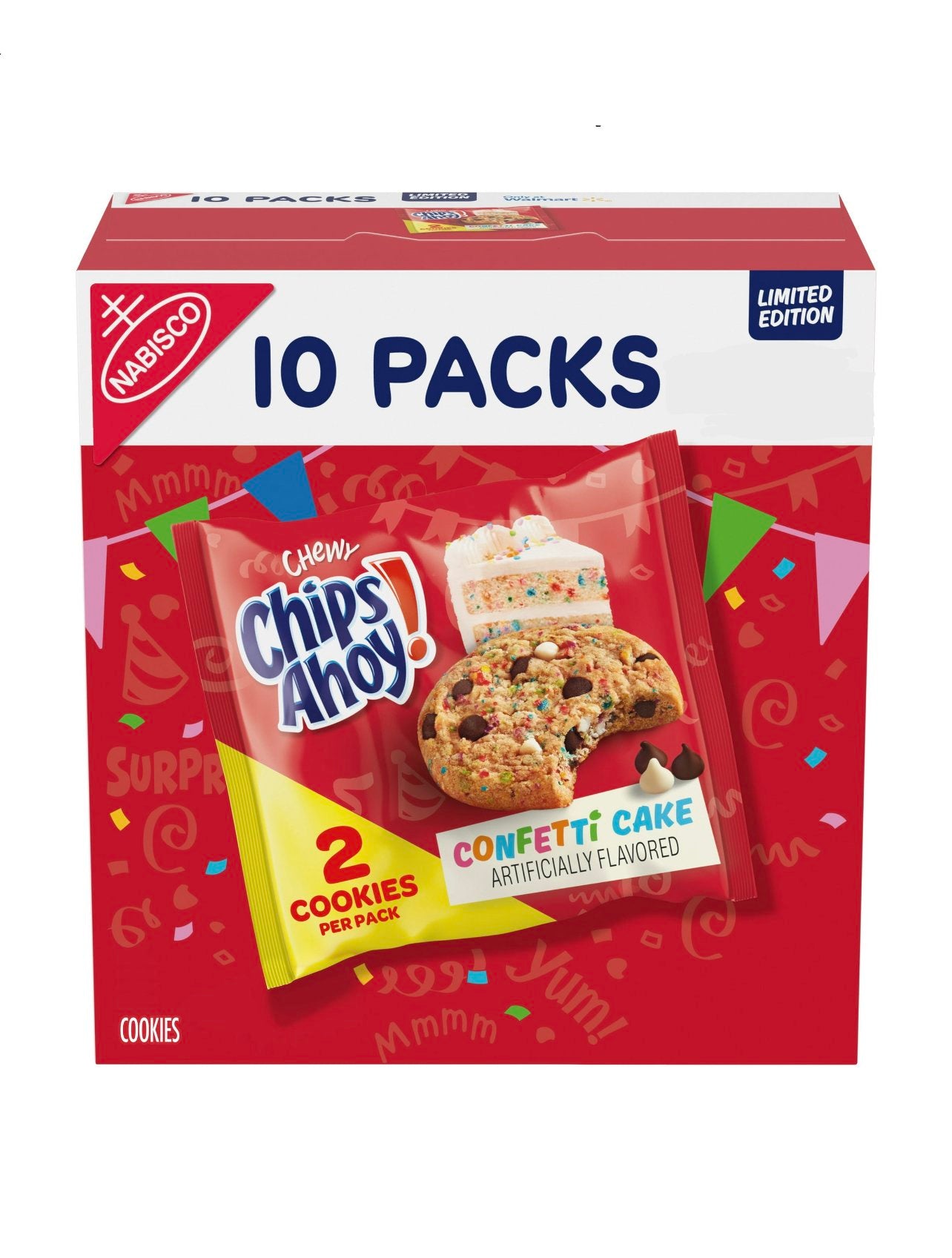 Chips Ahoy Chewy Confetti Cake Cookies - 10pk