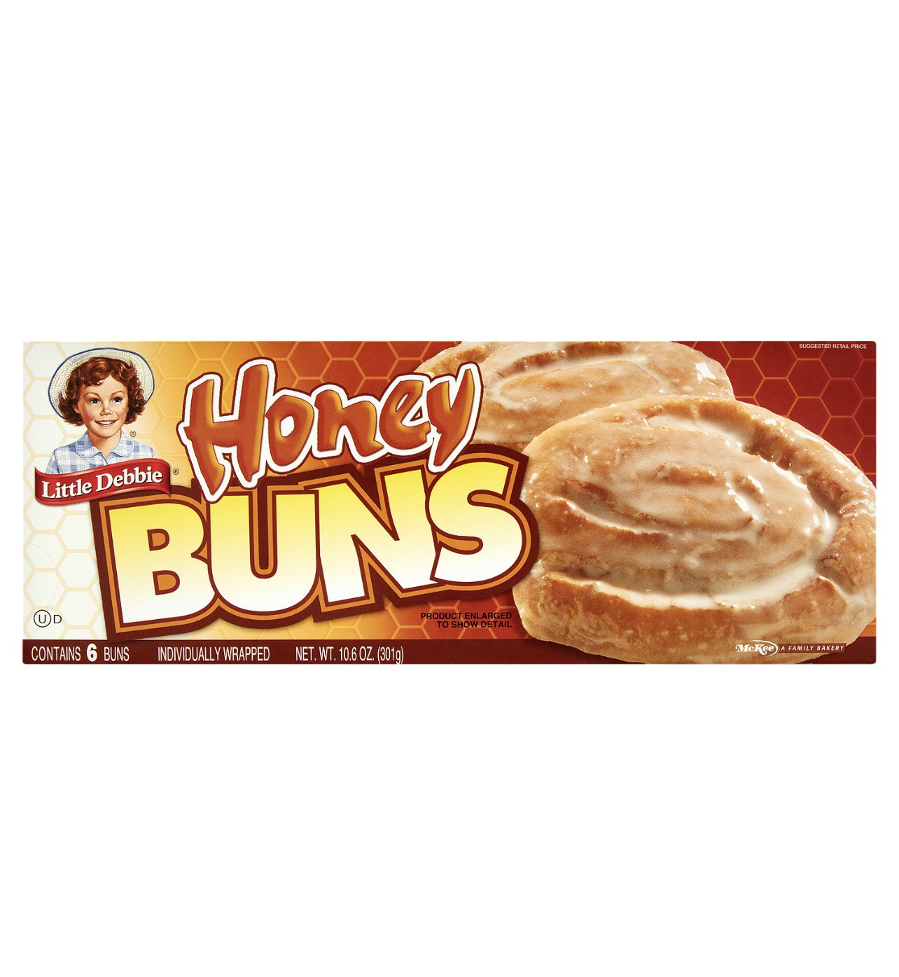 Honey Buns - 6 Buns