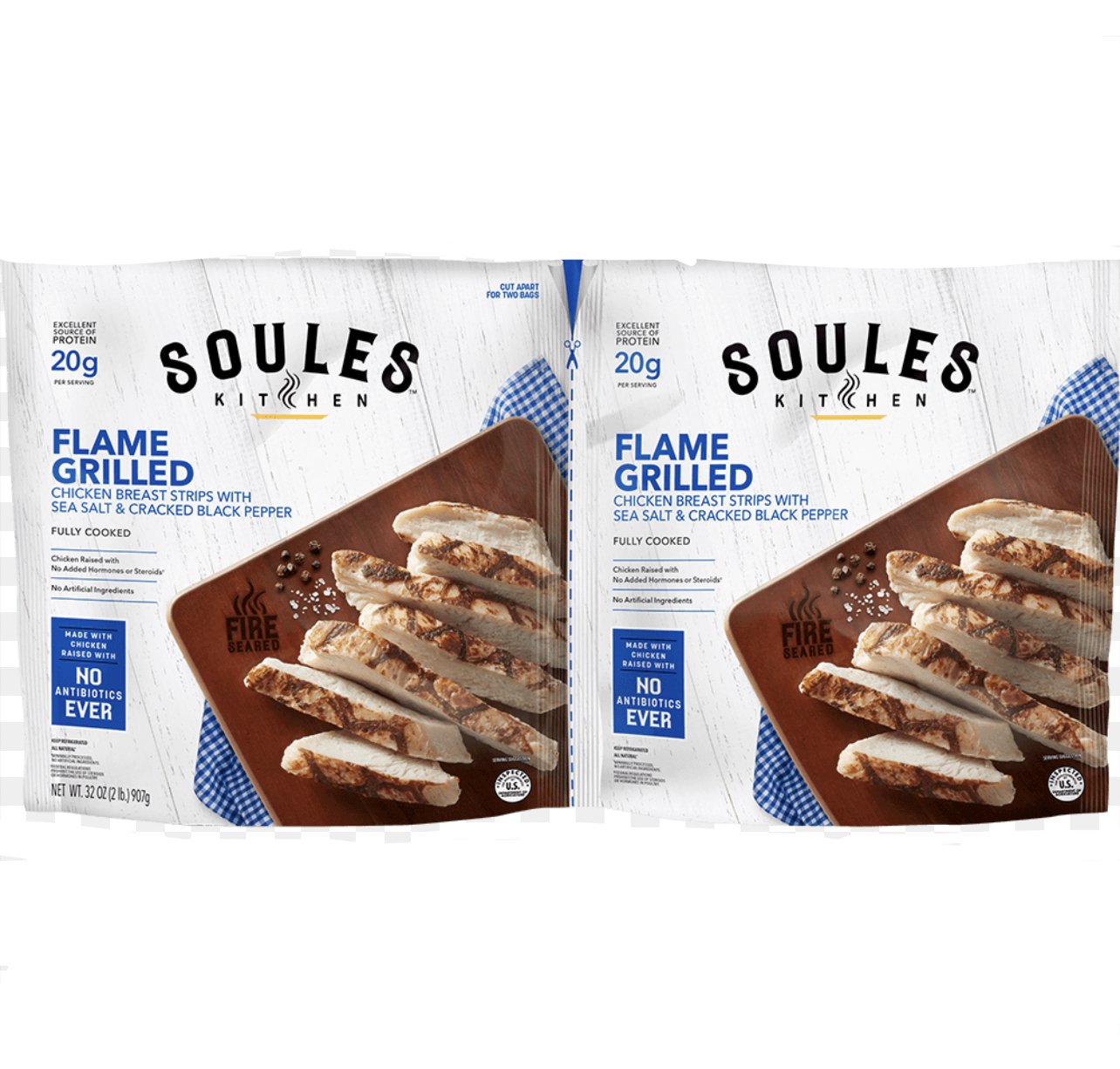 Soules Kitchen Flamed Gilled Chicken- 2 lbs