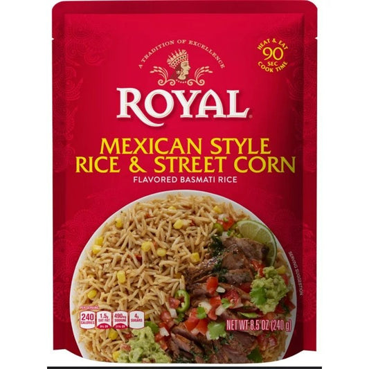 Royal Mexican Style Rice & Street Corn Flavored Basmati Rice