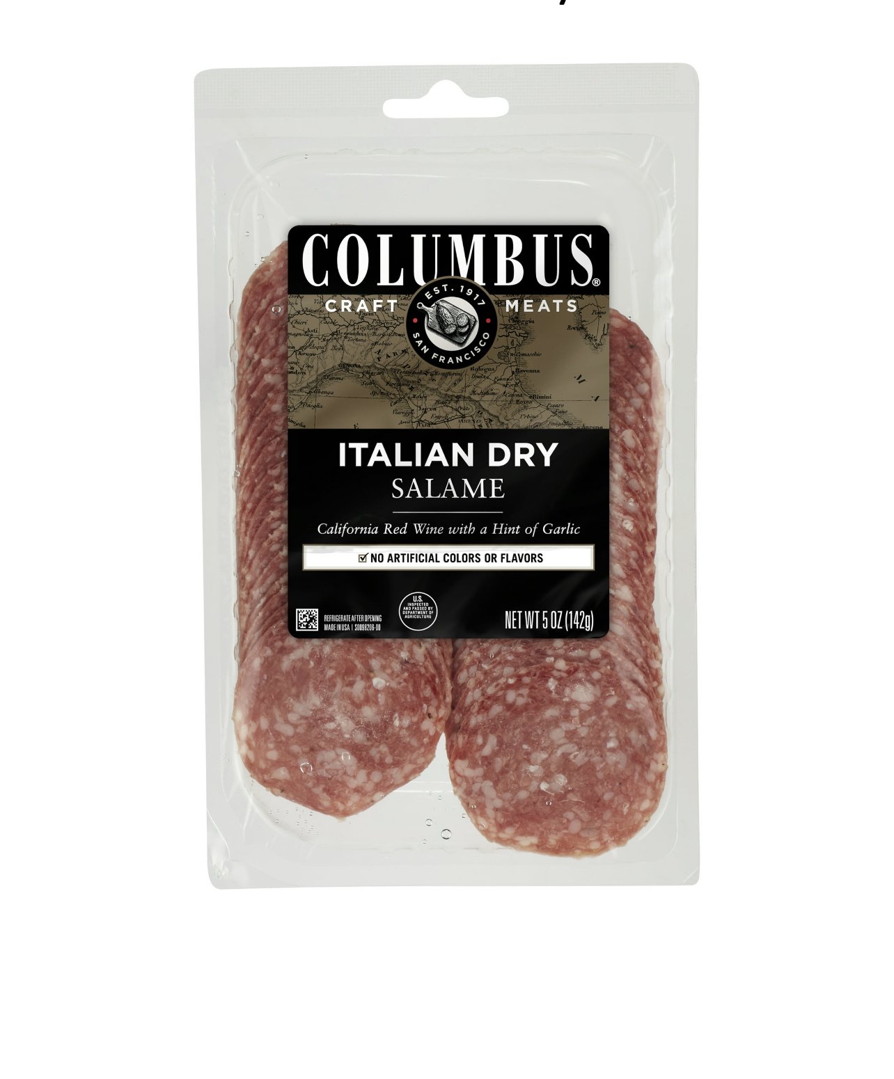 Columbus Sliced Italian Dry Salame 5oz