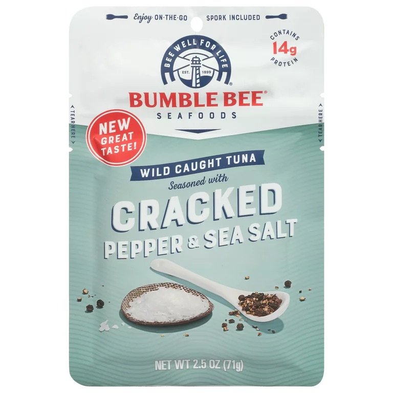 Bumble Bee Cracked Pepper & Sea Salt Tuna - 2.5 oz