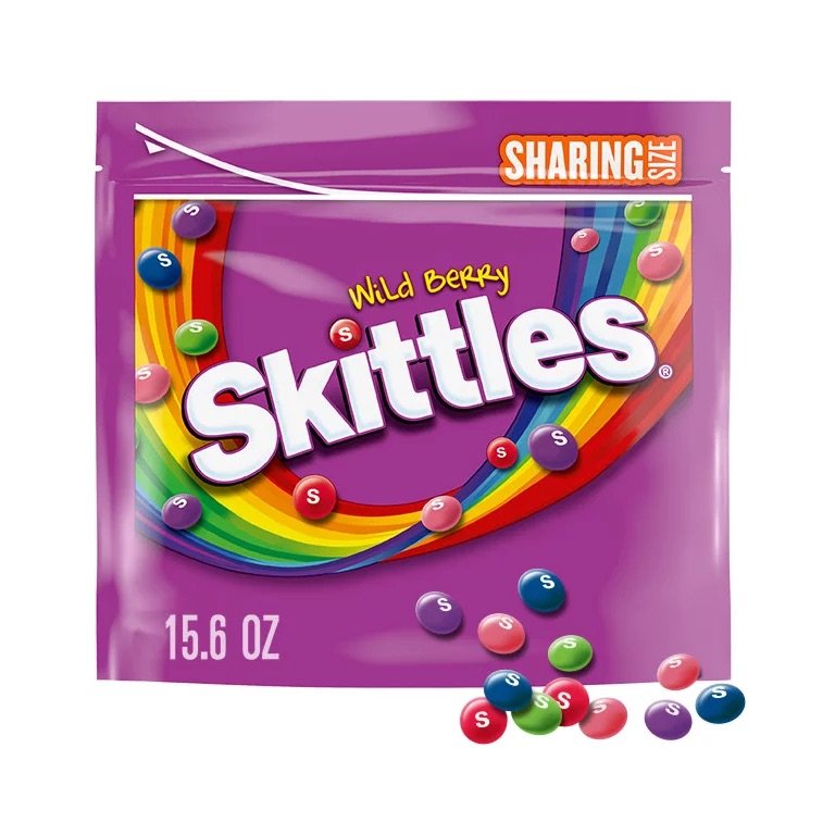 Skittles Candy Shareable bag 15.6 oz - Choose your flavor