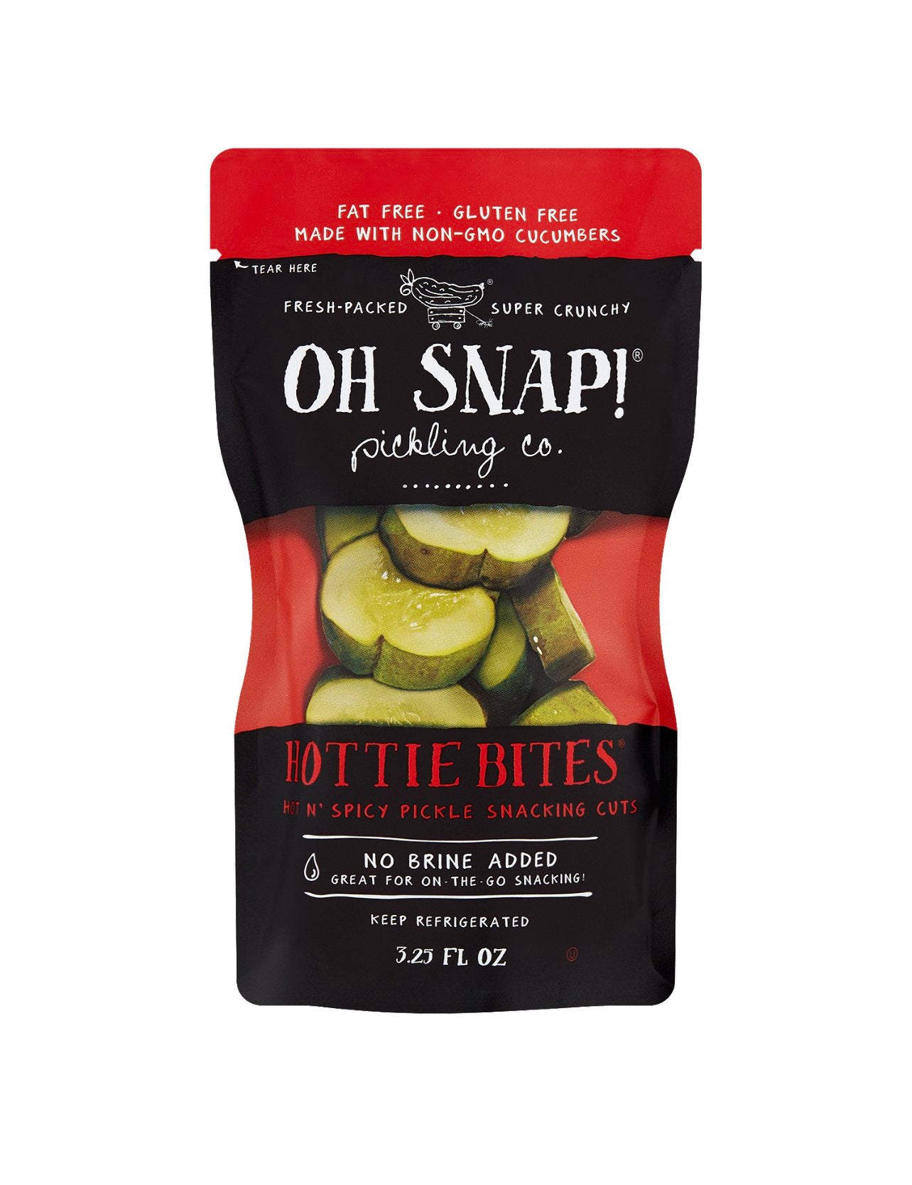 OH SNAP! Snacking Cuts Pickles 3.25 fl oz Choose Flavor