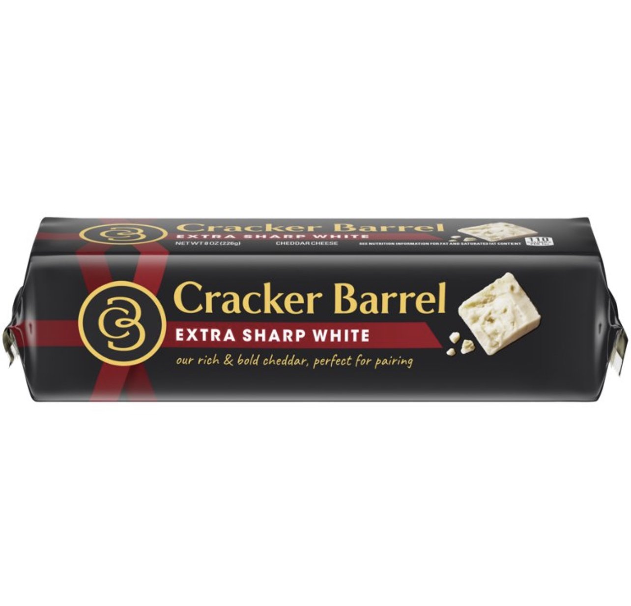 Cracker Barrel Block Cheese-  8oz - Choose Flavor