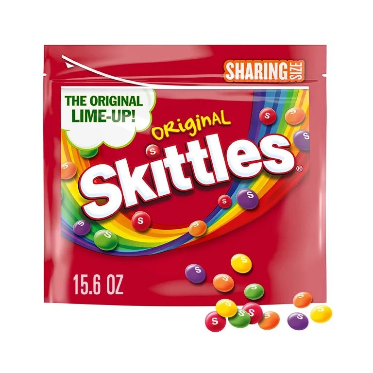 Skittles Candy Shareable bag 15.6 oz - Choose your flavor