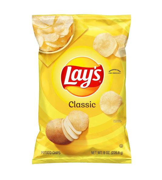 Lays Classic Potato Chips 8 oz