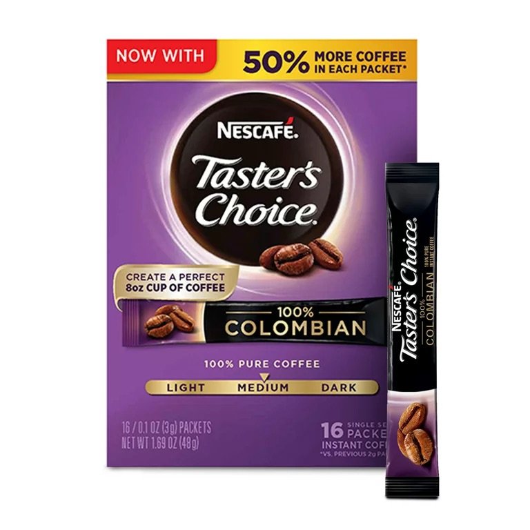 Nescafe Taster’s Instant Coffee 16 ct - Choose your flavor