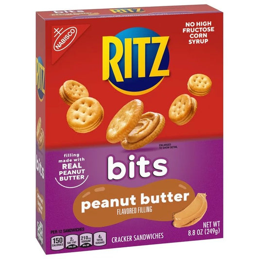 RITZ Bits Peanut Butter Sandwhich Crackers - 8.8 oz