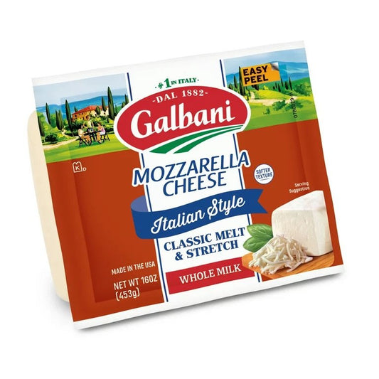 Galbani Whole Milk Mozzarella Cheese Block