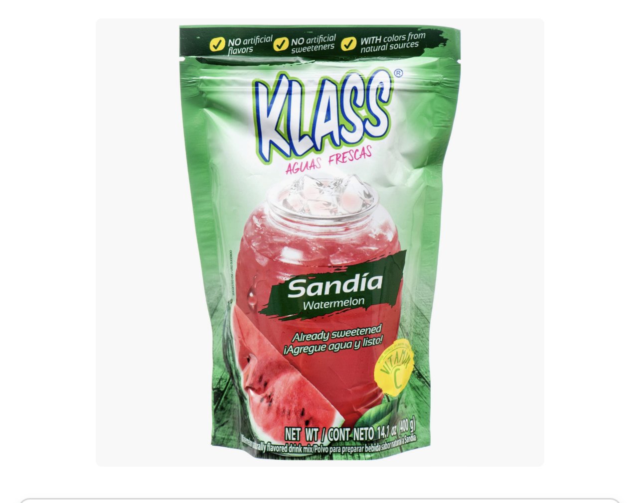 Klass Powdered Drink Mix - Choose Flavor