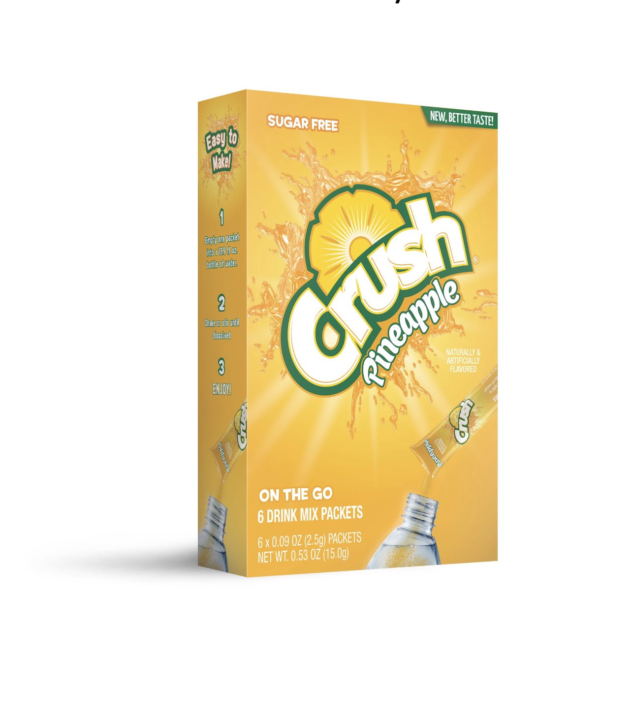 Crush Powder Drink Mix Singles- 6 ct