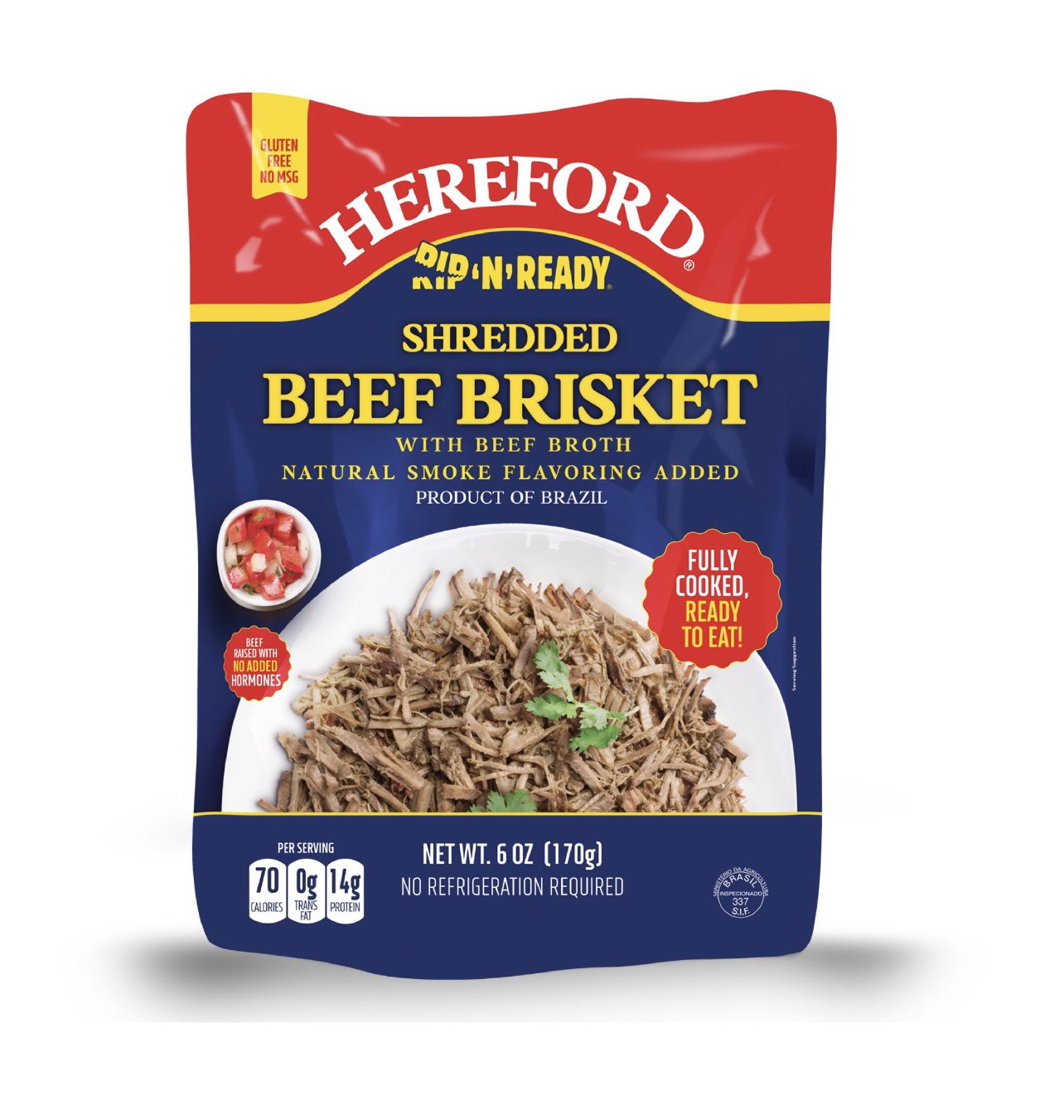 Hereford Shredded Beef Brisket - 6 oz