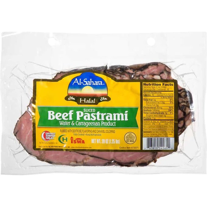 Al- Sahara Halal Beef Pastrami - 20 oz