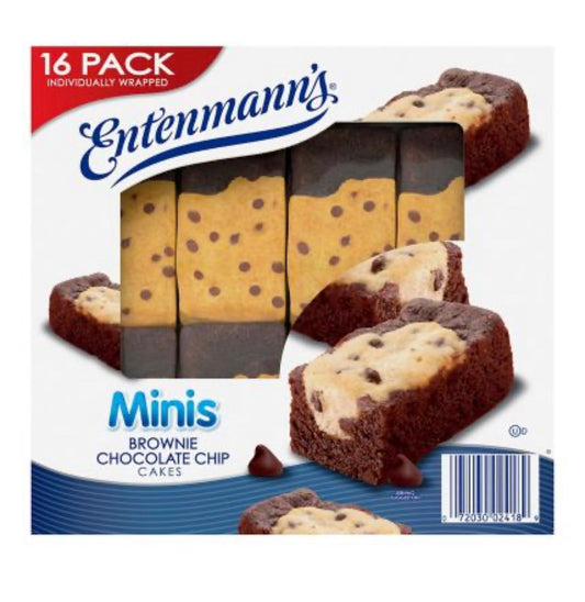 Entenmann's Mini Chocolate Chip Cake, 16 pk.