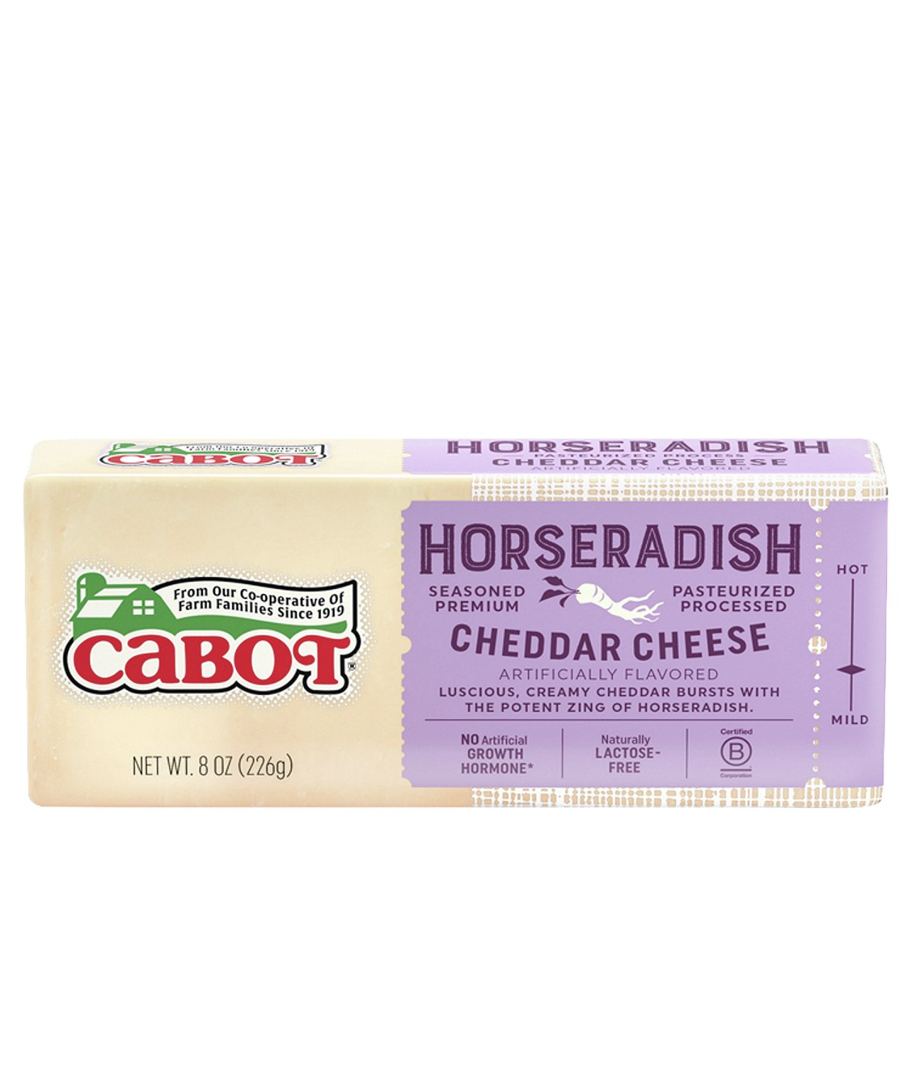 Cabot 8oz Block Cheese - Choose Flavor