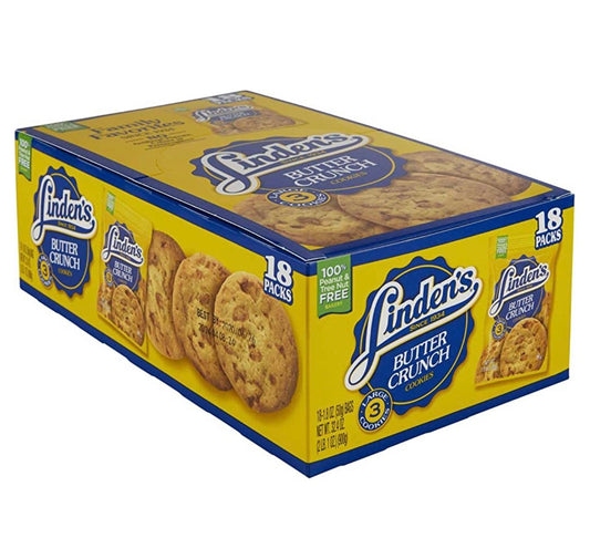 Linden Cookies 18 pk - Choose Flavor