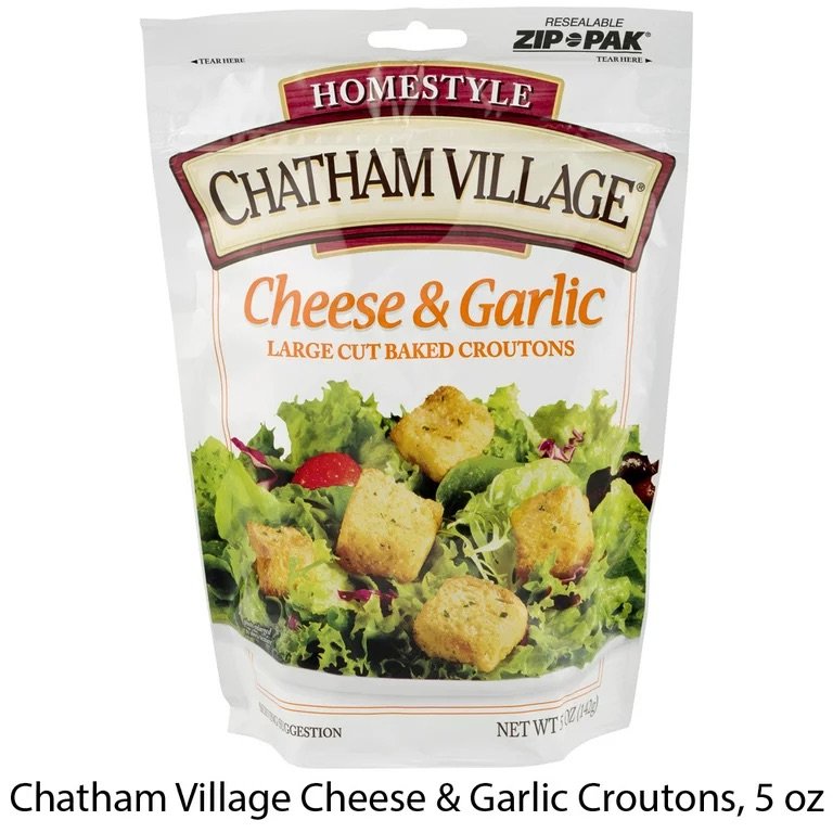 Cheese & Garlic Large cut Croutons - 5 oz