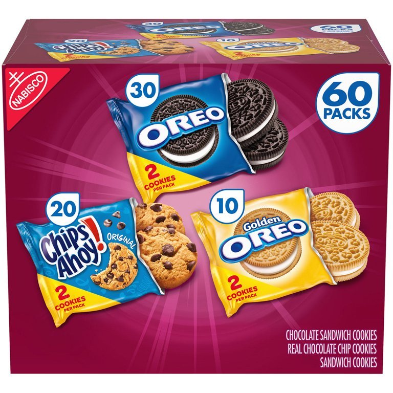 Oreo and Chips Ahoy Multipack - 60 ct