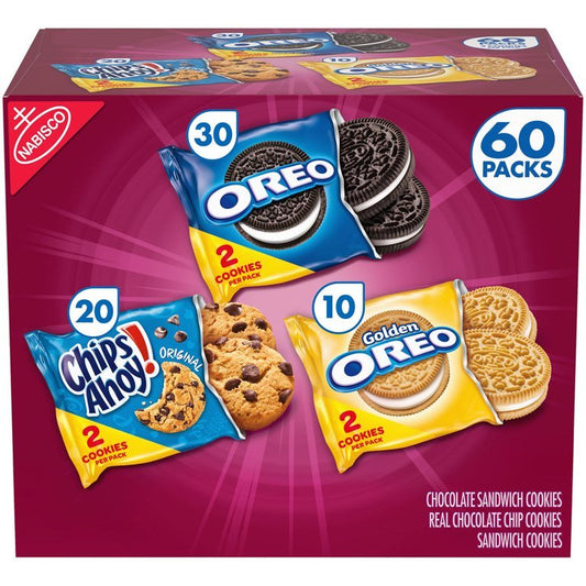 Oreo and Chips Ahoy Multipack - 60 ct