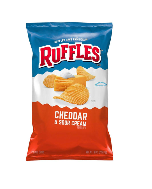 Ruffles Cheddar & Sour Cream - 8oz