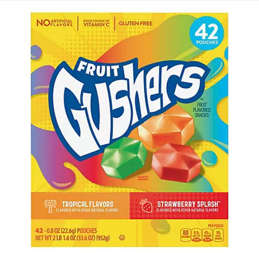 Gushers Fruit Snacks - 42 ct