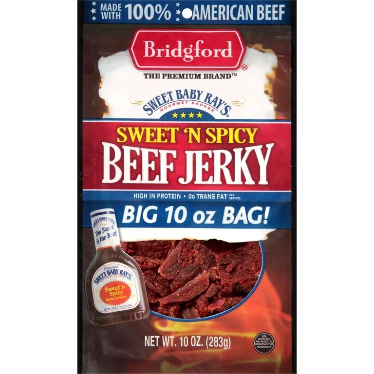 Bridgford Sweet Baby Ray’s Sweet ‘N Spicy Beef Jerky 10 oz