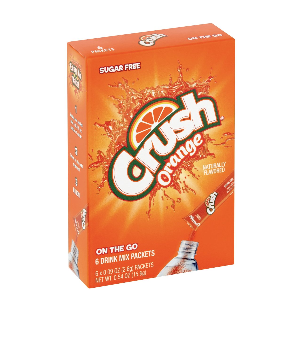 Crush Powder Drink Mix Singles- 6 ct