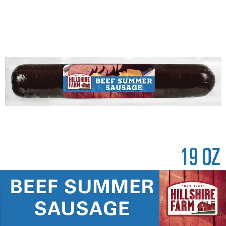 Hillshire Farm Hardwood Smoked Beef Summer Sausage 19 oz