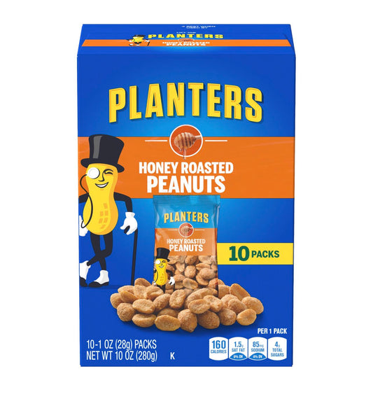 Planters Honey Roasted Peanuts - 10 oz