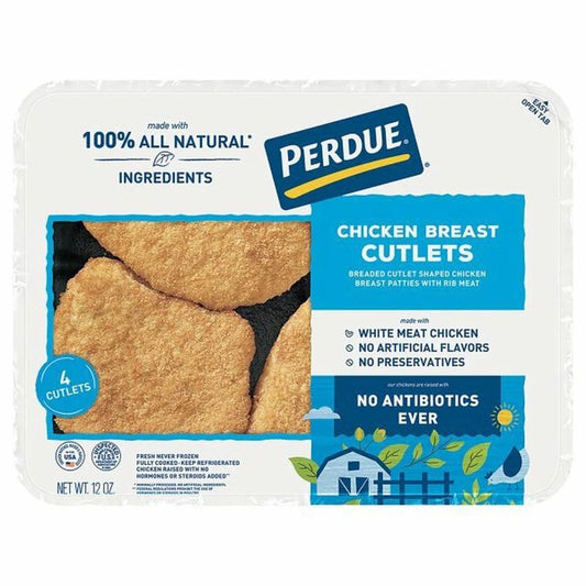 Perdue Chicken Breast Cutlets 4ct - 12 oz