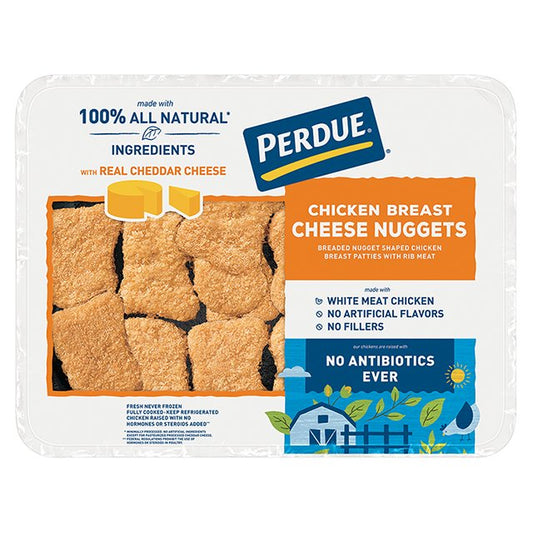 Perdue Chicken Breast Nuggets with Cheddar Cheese  12 oz