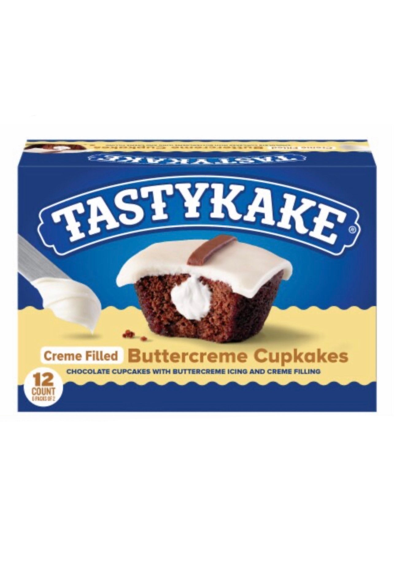 Tasty Kake Buttercreme Cupcakes