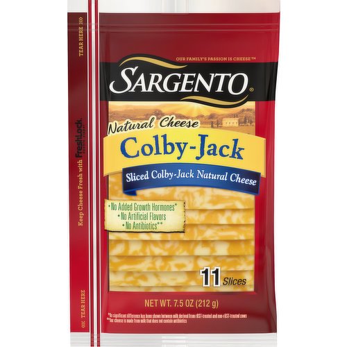 Sargento Cheese Colby-Jack Sliced 11 ct - 6.67 oz