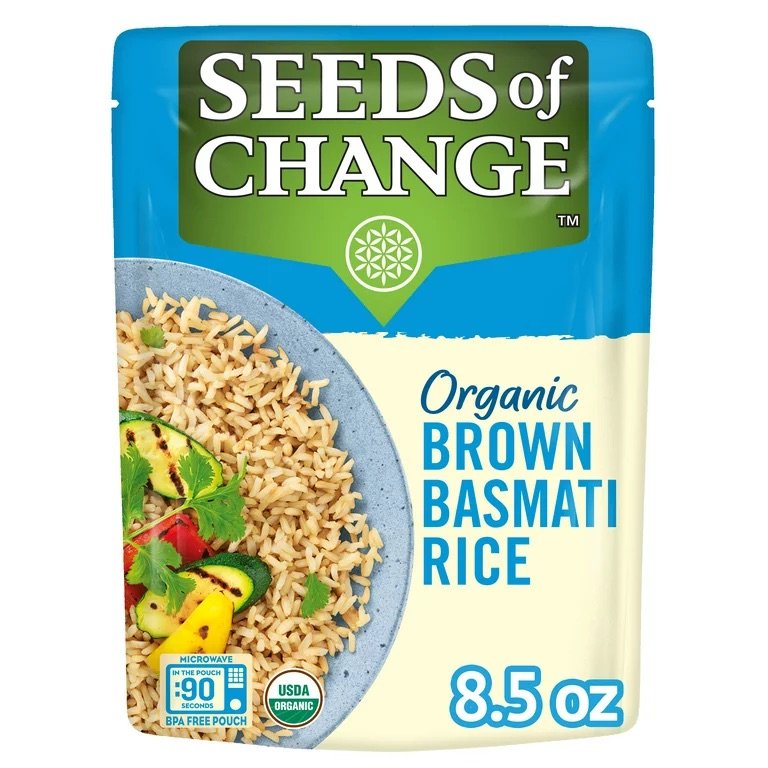 Seeds of Change Certified Organic  90 second Rice 8.5 oz - Choose your Flavor