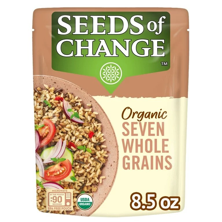 Seeds of Change Certified Organic  90 second Rice 8.5 oz - Choose your Flavor