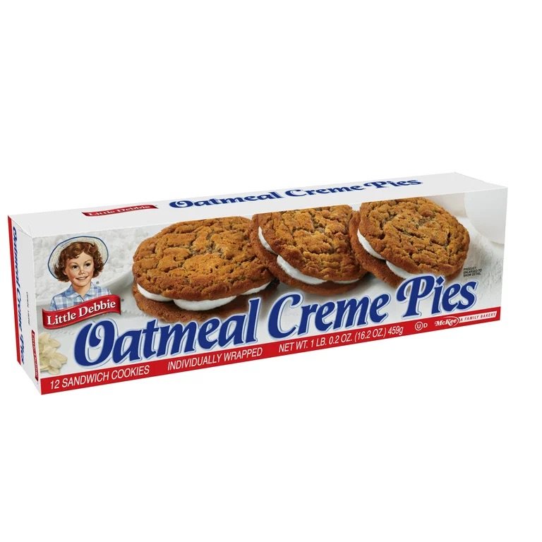 Little Debbie Oatmeal Crème Pies 12 ct