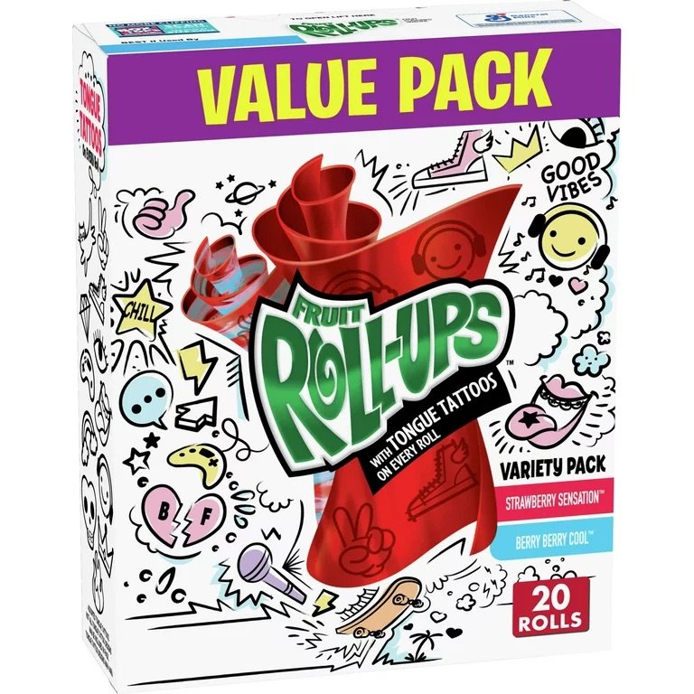 Fruit Roll-ups Fruit Snacks Variety Snack Pack 20ct