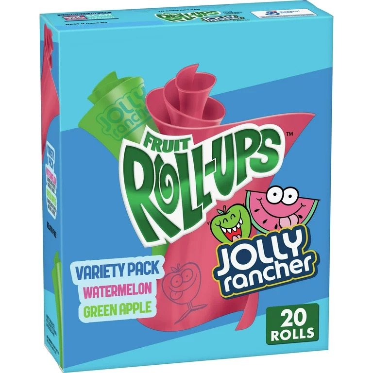 Fruit Roll- Ups Fruit Snacks , Jolly Rancher  Value Pack - 20 ct