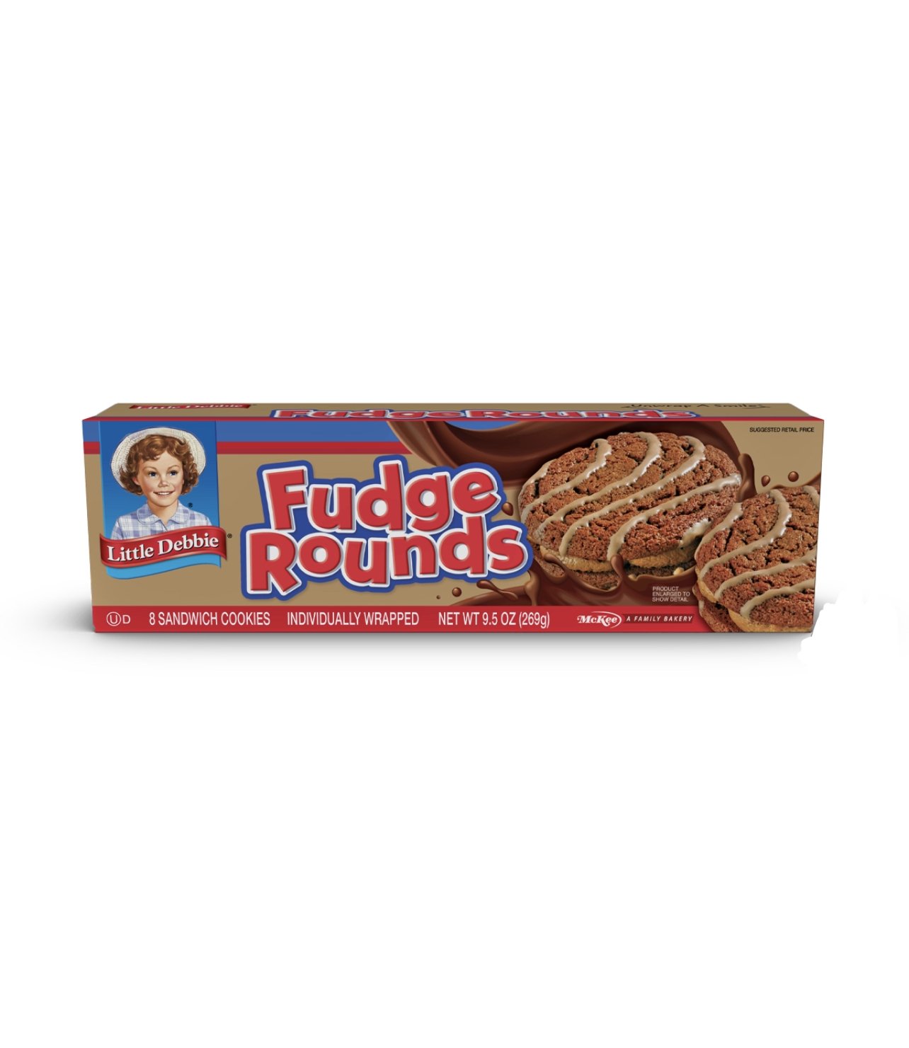 Little Debbie Fudge Rounds - 9.5 oz