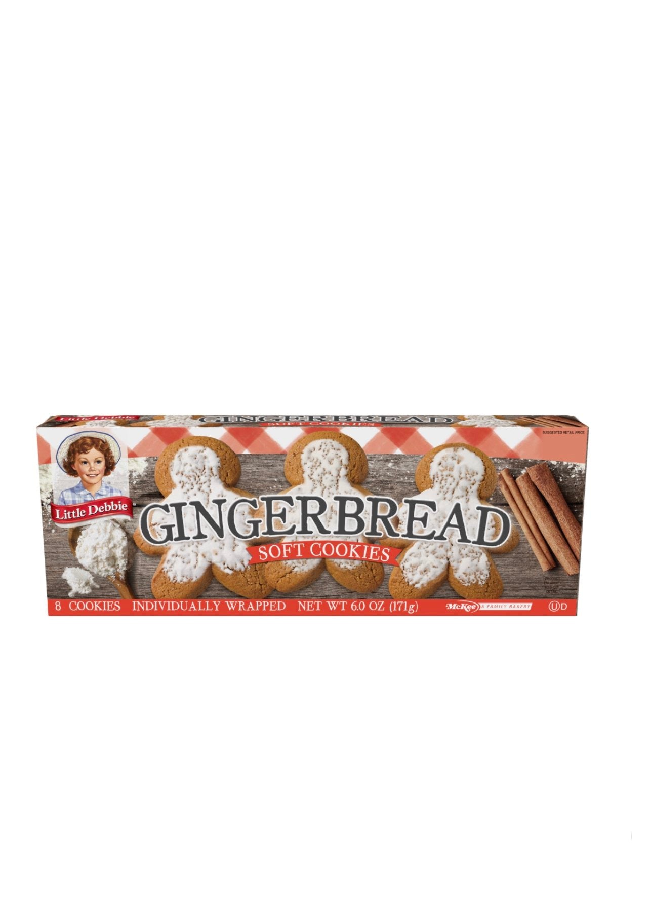 Little Debbie Gingerbread Soft Cookies - 6 oz