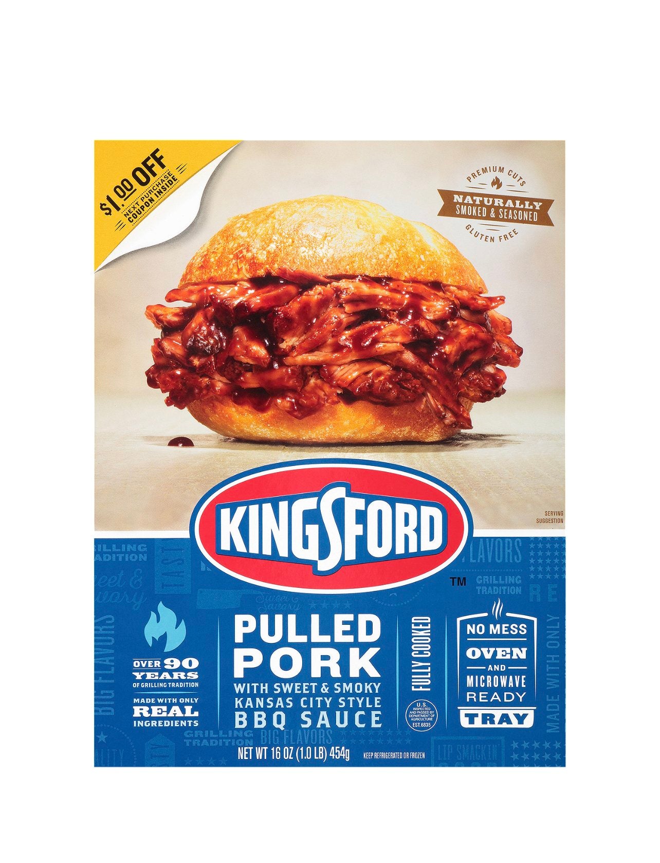 Kingsford Pulled Pork with Sweet & Smoky 16 oz