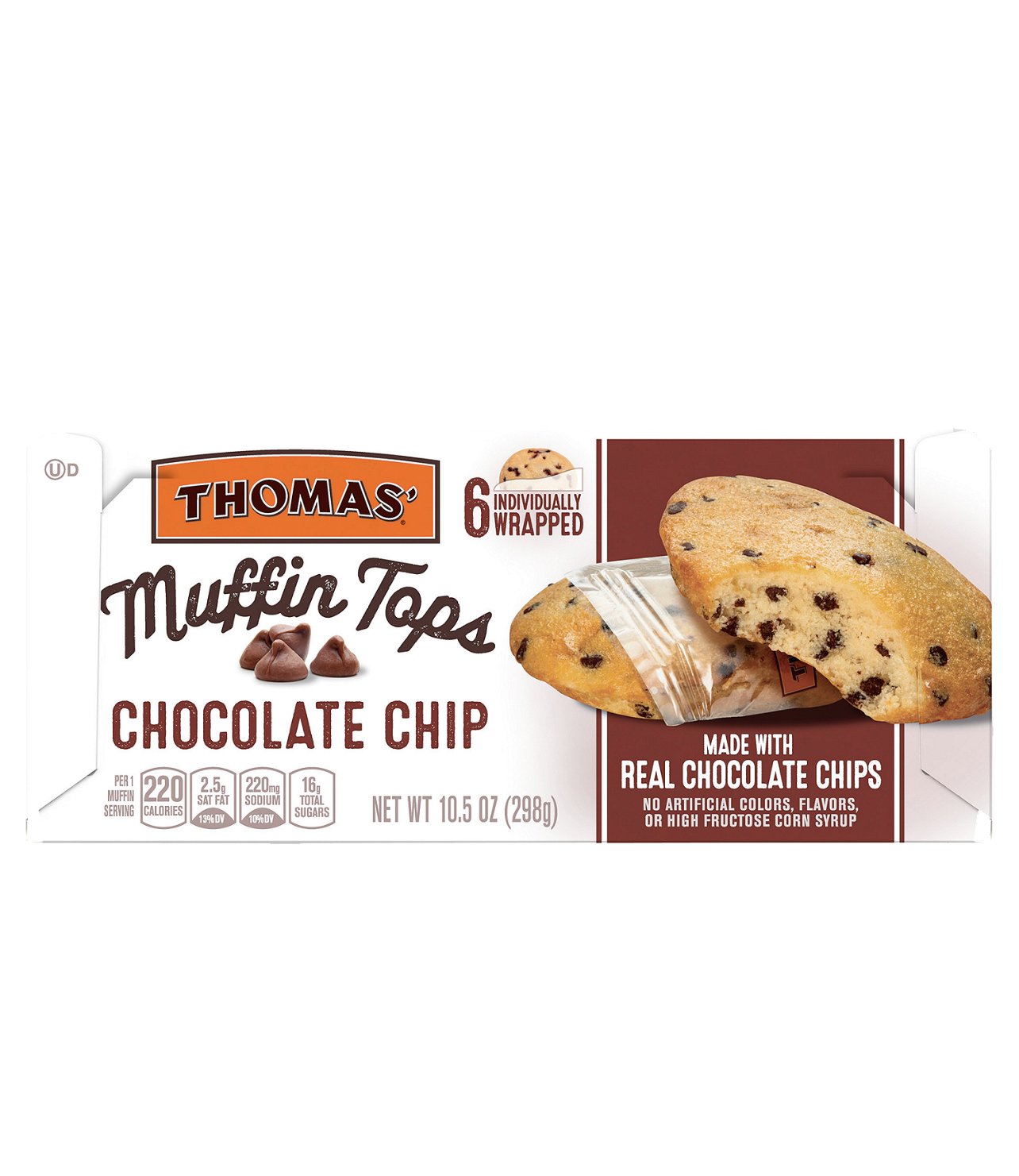 Thomas Muffins Chocolate Chip - 6 ct - 10.5 oz